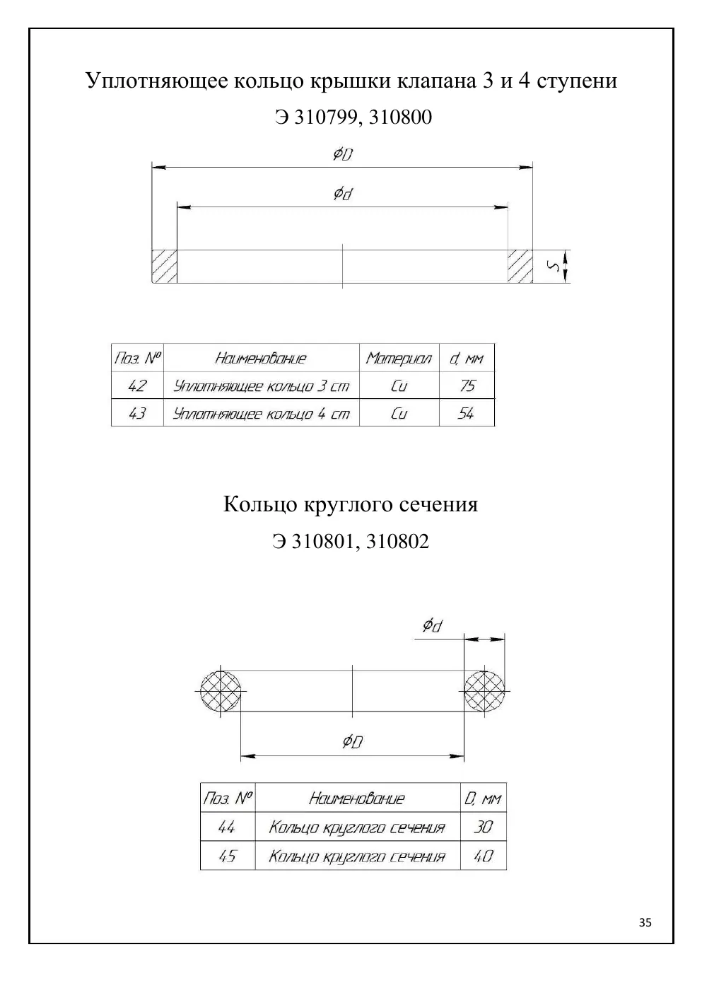 Каталог деталей и сборочных единиц компрессорной установки 4HR (Borsig), стр. 35